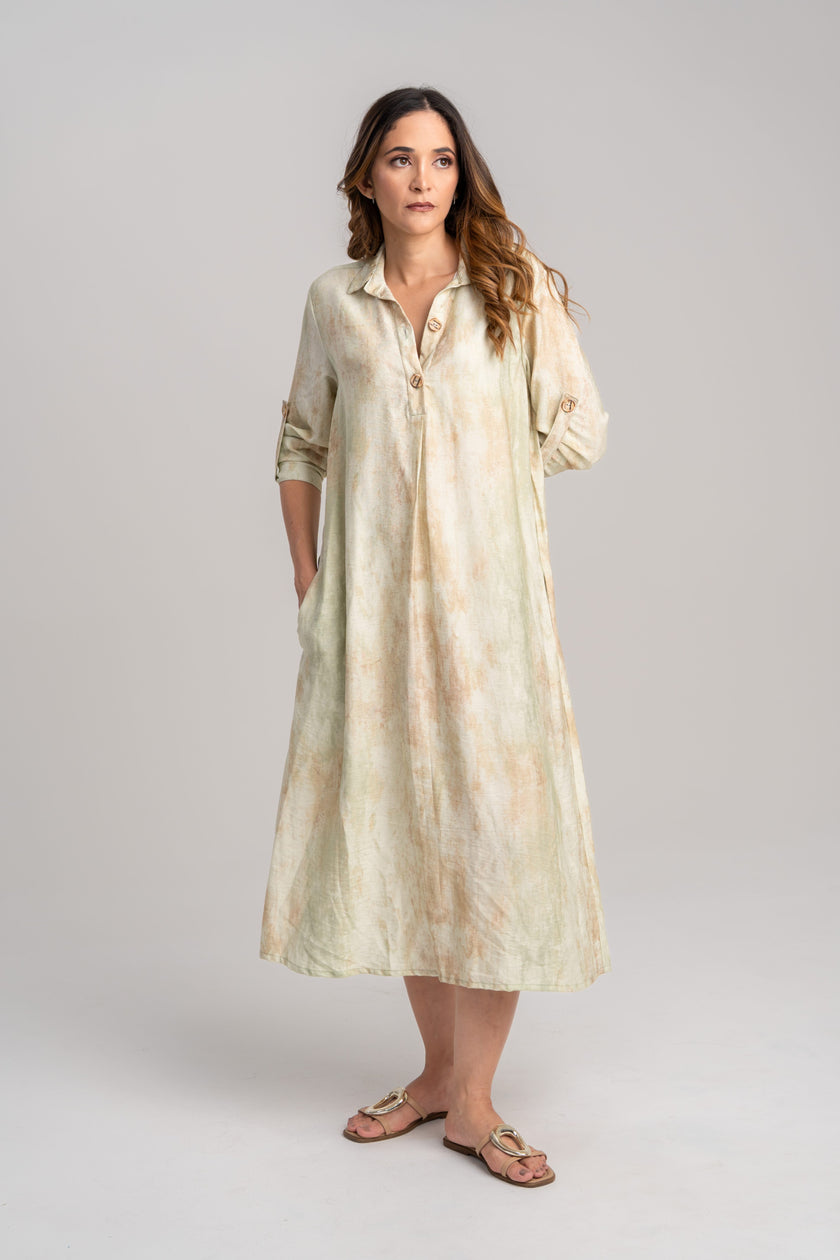 Vestido verde elegante
