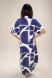 Vestido camisero mujer azul